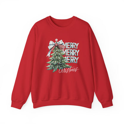 Merry Christmas Sweatshirt |  Cozy Holiday Gift for Women