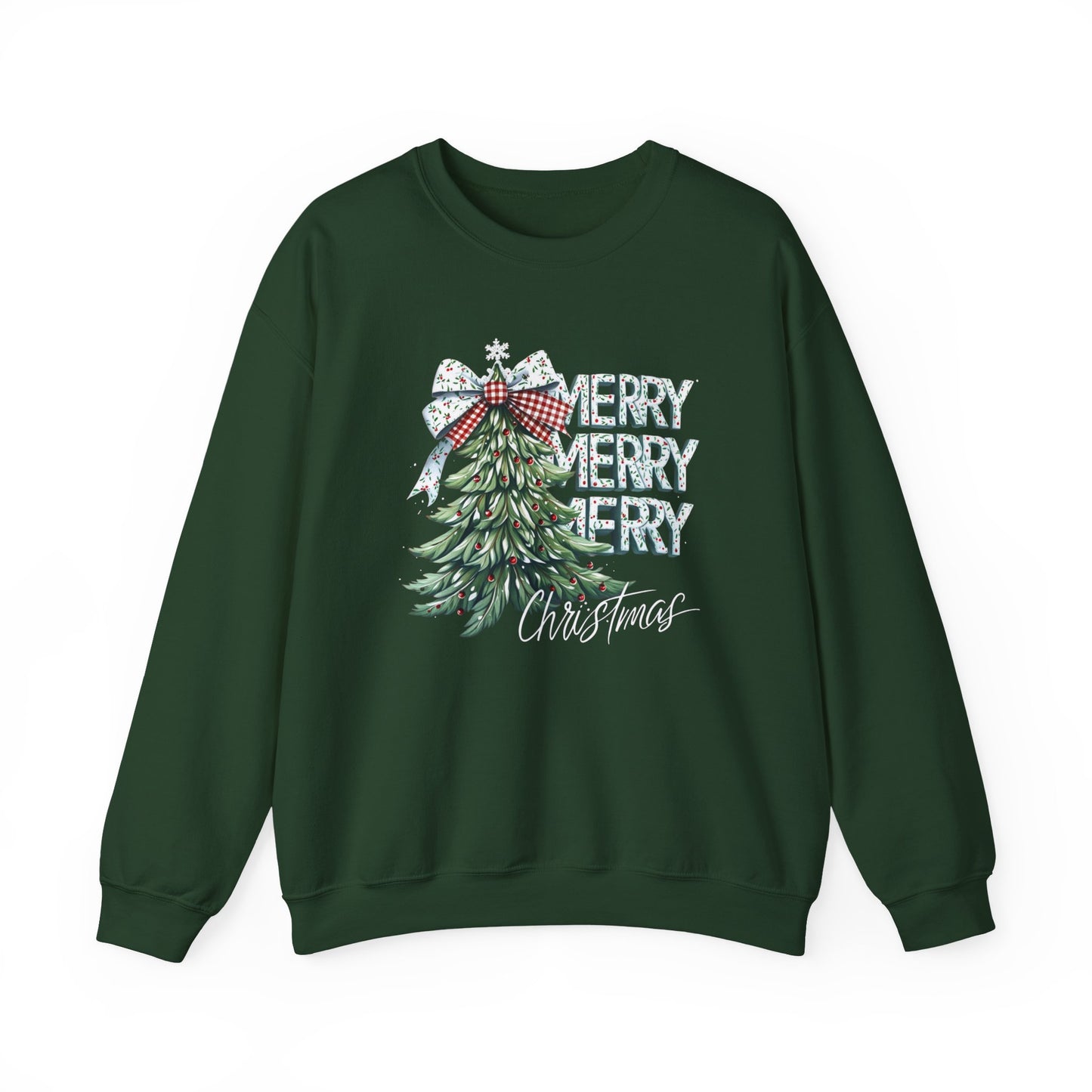 Merry Christmas Sweatshirt |  Cozy Holiday Gift for Women