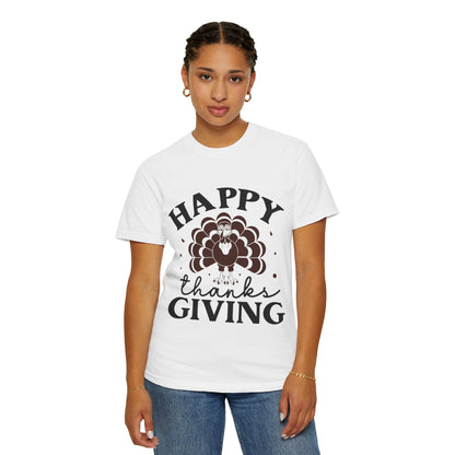 Happy Thanksgiving | Unisex Garment-Dyed T-shirt